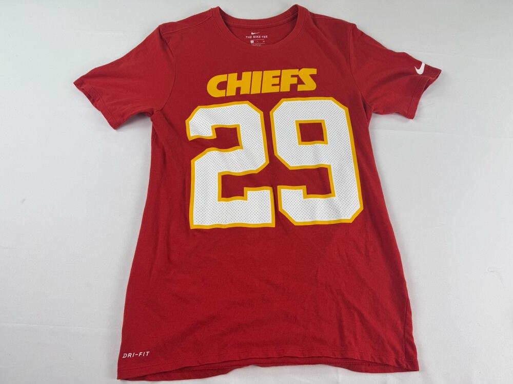 Nike Kansas City Chiefs Eric Berry #29 Red Dri-FIT T-Shirt Men's Size Small